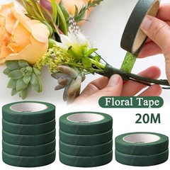 Floriculture Tape Self-adhesive Bouquet Floral Stem Paper Tapes Stamen Wrapping