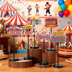 6 Pcs Carnival Party Decor Carnival Circus Decoration for Table Centerpieces …