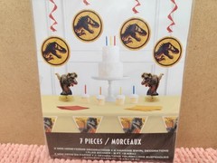 Jurassic World Decoration Kit Jurassic Park 7 Pc Birthday Party Decoration Kit
