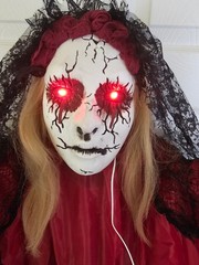 Halloween Animated Hanging Doll and Hanging Scarecrow VID IN DESCRIPTION