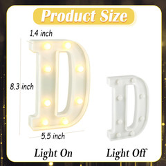 Graduation Decorations 2026, 8 Pcs Marquee Light up Letter Grad 2026 Sign, Gradu