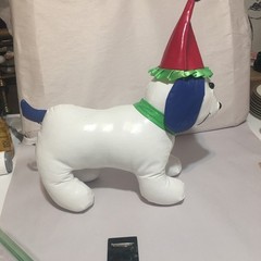 Happy Birthday 11″ Long Autograph Plush Stuffed Dog No Pen
