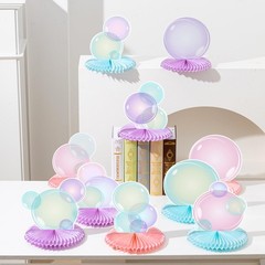 10 Pcs Bubble Centerpieces Under the Sea Party Honeycomb Decorations Mermaid …
