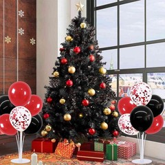 Balloon Centerpiece Kit 4 Sets Red and Black for Birthday Graduation Wedding …