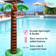 Giant Inflatable Palm Tree 6 Foot – 4PK – Beach Party Decorations for Summer …