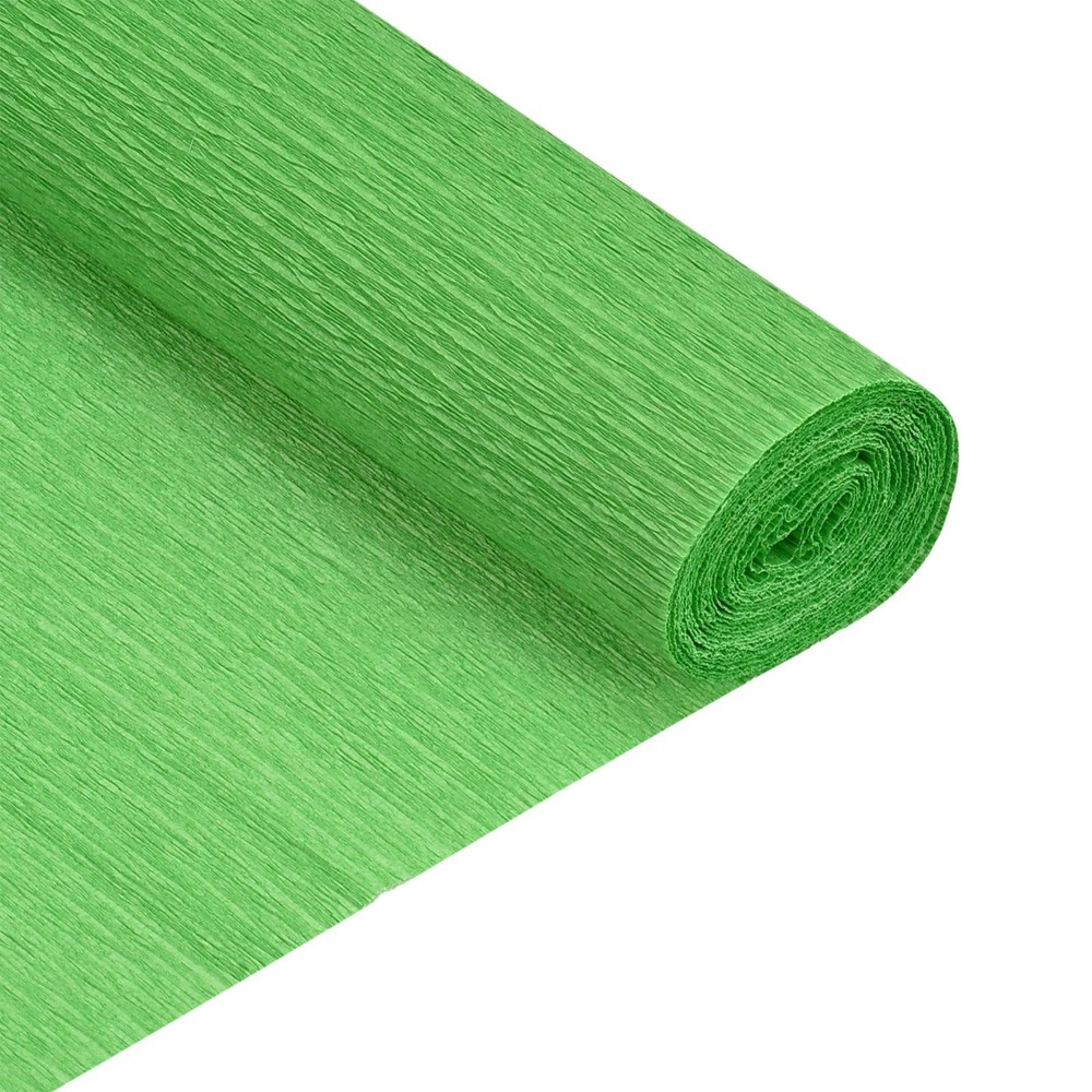 2pcs Crepe Paper Rolls DIY Decoration 7.5ft Long 20 Inch Wide Yellow Green