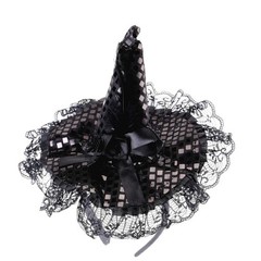 Halloween Witch Hat Headband for Halloween Costume Dress up Party Supplies (B…