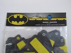 Bandera DC Comics 6.5 Ft Batman Happy Birthday Banner