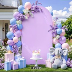 1pc 6ft Beautiful And Atmospheric Party Decoration Arch Support Fabric ( Cover