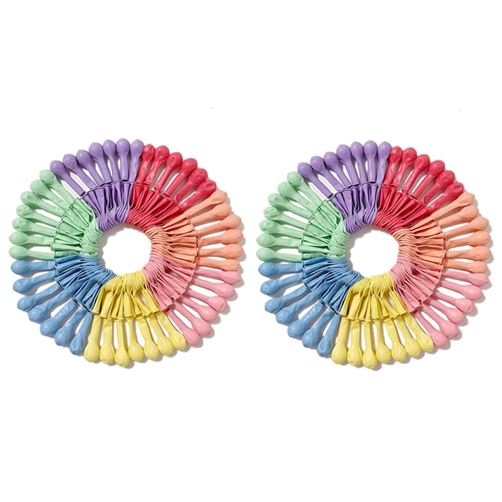 200pcs Pastel Balloons Assorted Colors, 5 Inch Multicolor Macaron Latex Party…