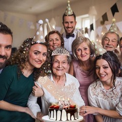 100th Birthday Decorations Set for Women
