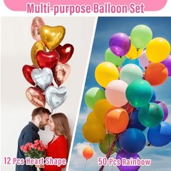 77Pcs Happy Birthday Party Decorations Kit, Happy Birthday Banner Pink