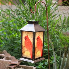 Solar Lanterns, Outdoor Hanging Lanterns Waterproof LED Solar Cardinal Lights…
