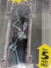 NEW Amscan Scene Setters Add Ons What Lurks Within Skeletons 2 Panels 33.5″x65″