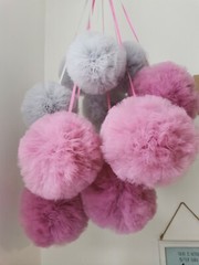 Medium  hand made pretty tulle pom pom (choose your colour)