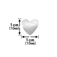 60g Silver Heart Table Confetti Metallic Glitter Mylar Valentine
