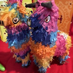 Mexican Party Decorations- 2 Mini Piñatas, 2 Maracas And 1 Banner