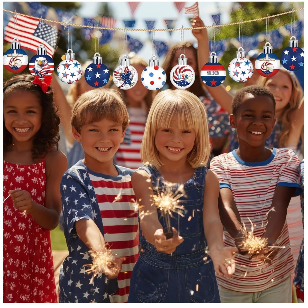 Independence Day Ornaments Variety Pack