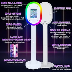 Portable Photo Booth Stand Selfie Photobooth Machine Party Wedding Event Rental