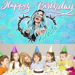Bichota Karol G Birthday Backdrop Baby Shower Banner Vinyl Party Decor 5x3ft