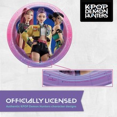 K-POP Demon Hunter Disposable Tableware (SET COMES WITH DESSERT PLATES ONLY)