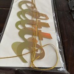 details & Accessories Foil Letters Banner Bachelorette