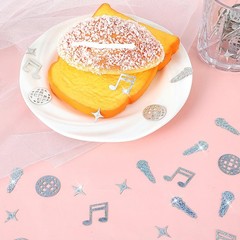 240PCS Disco Ball Foil Confetti Glitter Music Note Party Decorations for 70s 80s