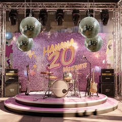 12 Pcs Pink Shimmer Wall Backdrop Panels Square Sequin Party Decoration 3×4 Ft