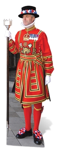 Beefeater Yeoman Cardboard Cutout 173cm Tall Great for Platinum Jubilee Parties