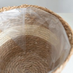 3 Piece Natural Seagrass Basket Set for Plants Decorative Arrangements