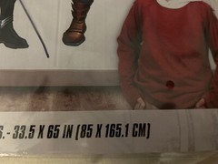 Captain America Avenger Marvel 5ft back drop. Plastic material. 