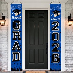 Graduation Decorations 2026 Porch Banner, Congrats Grad Class of 2026 Banner …