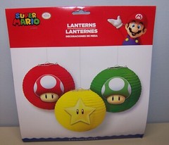 SUPER MARIO BROTHERS HANGING PAPER LANTERNS (3)~ Birthday Party Decoration