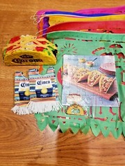 CINCO DE MAYO BOTTLE PONCHOS PAPEL PICADO MINI TACO PINATA PUZZLE BOTTLE OPENER
