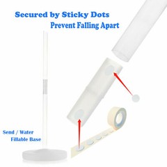 Balloon Column Stand Base and Pole Builder Kits for Birthday Wedding Decorations