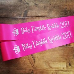 Child Birthday Party Ribbon Gem Sash | Pageant Winner, Competition Award, Dance