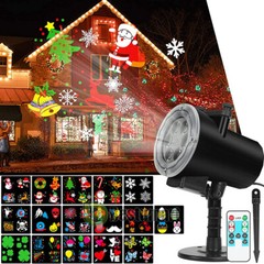 Christmas Snowflake Projector Laser Light LED Moving Xmas Party Yard Decor Lamp