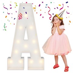 4FT Marquee Light Up Letters, Large Marquee Letters, Big Letters For Engageme…