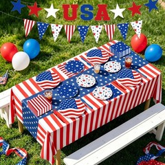 4th of July Decorations, 119PCs Fourth Party 250th Anniversary Patriotic