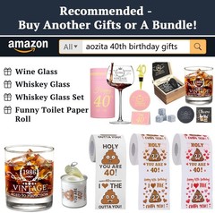40th Birthday Gifts for Men – 40th Birthday Decorations for Men, Party Suppli…