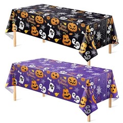 OHOME Decorations – Disposable Plastic Tablecloth | Party Decorations Halloween