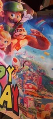 Super Mario Bros Birthday Banner 58″ x 38″ Nintendo Donkey Kong Peach Colorful P
