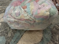 18 Pcs Girls Sleepover Spa Gift Set Eggs Rabbit Throw Blanket Spring Theme NEW
