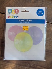 9 PC Set Party Supplies, Unicorn/Rainbow- Tablecloths, Garland, Topper, Balloons
