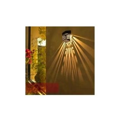 Solar Powered Garden Light for Outdoor Fence Mount No Electricity Needed