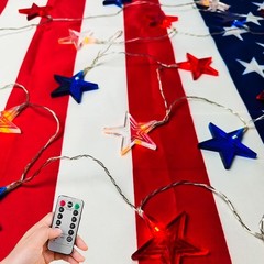 Waterproof Battery Operated Independence Day Lights
