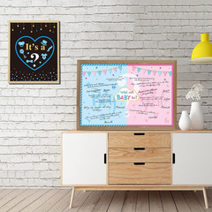 Gender Reveal Games for Guests Gender Reveal Boy or Girl Decorations Guests Writ