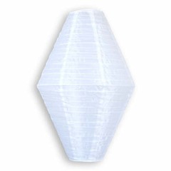 Quasimoon PaperLanternStore.com 3-Pack | 16″ x 24″ White Diamond Unique Shape…