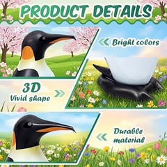 Pcs 20.5″ Penguin Birthday Decorations, Inflatable Cute Standing Penguins 6