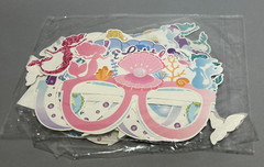 96 Pieces Mermaid Party Decorations/Supplies * Mermaid Glasses & Tattoo Stickers